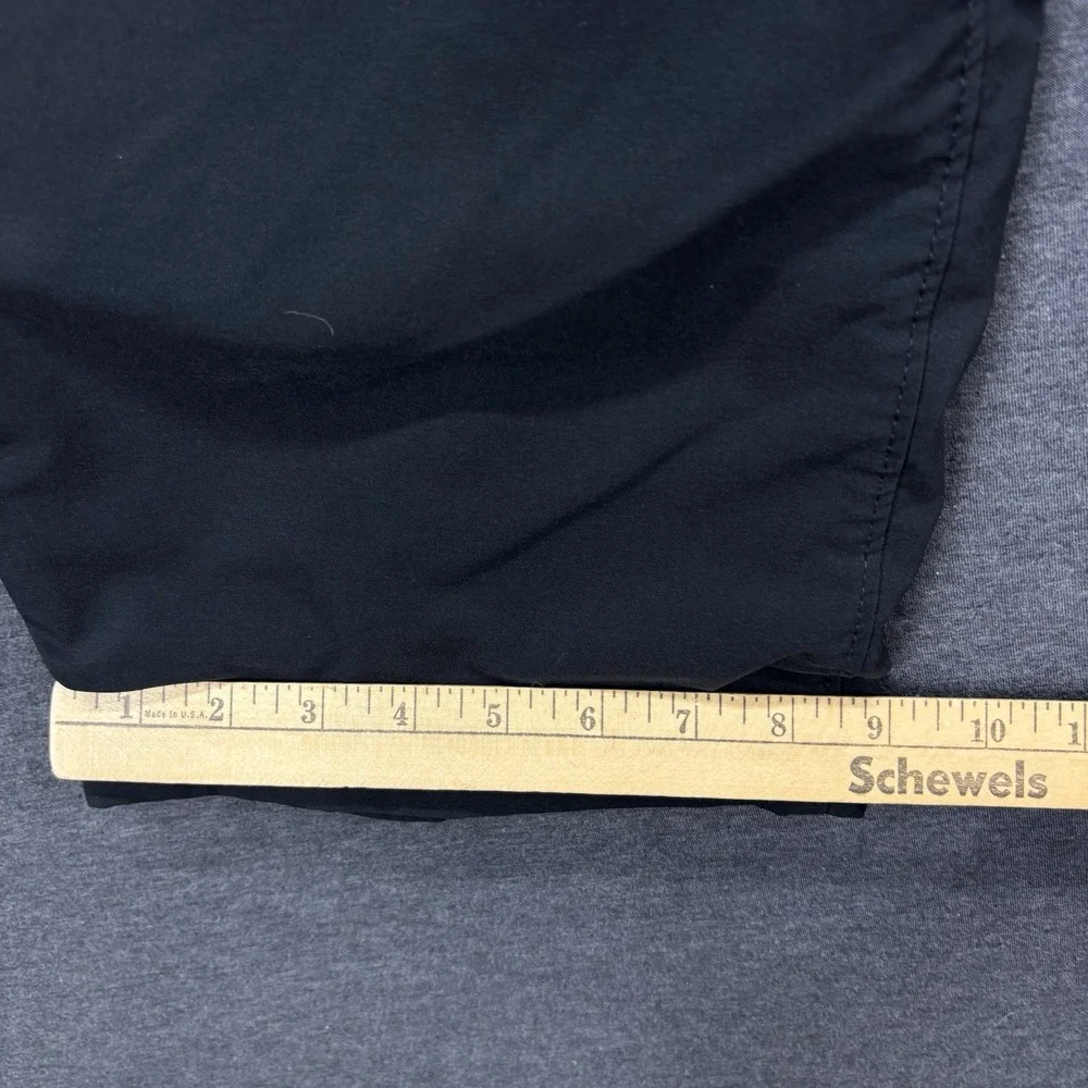 Eddie Bauer Travex Cargo Pants Mens 36x34 Fleece Lined Black Tech Gorpcore